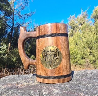 Wood and Steel Tankard