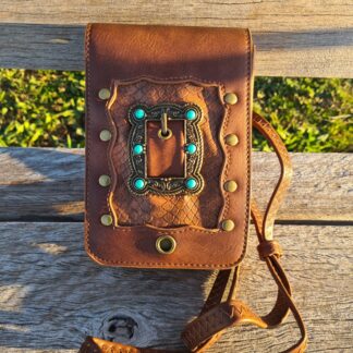 Sorcerers Embossed Leather Pouch