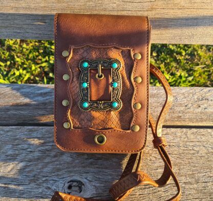 Sorcerers Embossed Leather Pouch